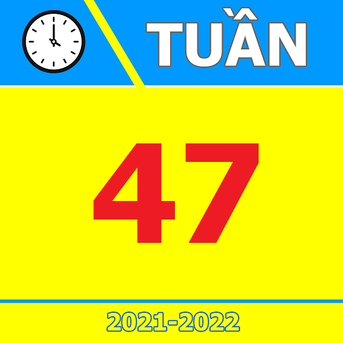 TKB Tuần 47 (từ 20/06 đến 26/06, năm học 2021-2022)